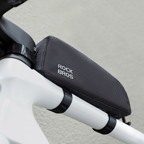 Torba rowerowa Rockbros na ramę na rurę górną 0,9l - czarna Torba rowerowa Rockbros na ramę na rurę górną 0,9l - czarna