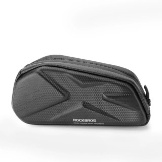 Torba rowerowa Rockbros usztywniana, na ramę, na rurę górną 1,4l - czarna