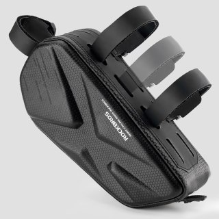 Torba rowerowa Rockbros usztywniana, na ramę, na rurę górną 1,4l - czarna