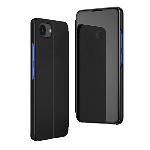 Etui Clear View Case na iPhone 16e pokrowiec z klapką - czarne Etui Clear View Case na iPhone 16e pokrowiec z klapką - czarne