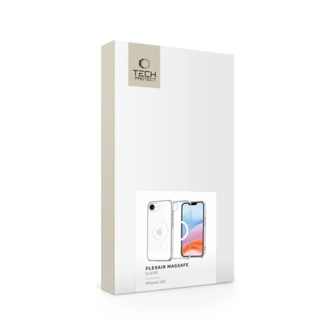 Etui Tech-Protect FlexAir MagSafe na iPhone 16e - przezroczyste Etui Tech-Protect FlexAir MagSafe na iPhone 16e - przezroczyste