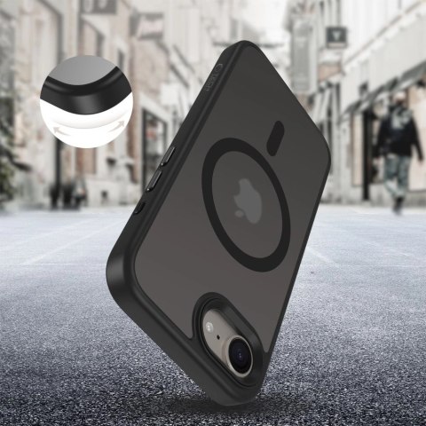 Etui Tech-Protect MagMat MagSafe na iPhone 16e - czarny mat Etui Tech-Protect MagMat MagSafe na iPhone 16e - czarny mat