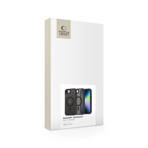 Etui Tech-Protect MagMat MagSafe na iPhone 16e - czarny mat Etui Tech-Protect MagMat MagSafe na iPhone 16e - czarny mat