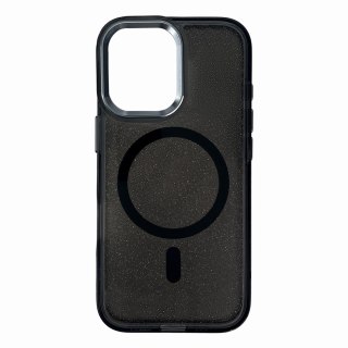 Etui brokatowe Glitter Case z MagSafe na Samsung Galaxy A26 5G - czarne