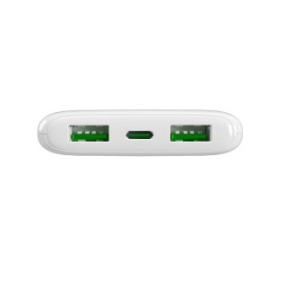 Powerbank Puro DAILY 10 PLUS 10000mAh 2x USBA / 1x USB-C 22.5W - biały