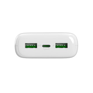 Powerbank Puro DAILY 20 PLUS 20000mAh 2x USB-A / 1x USB-C 22.5W PD AFC - biały
