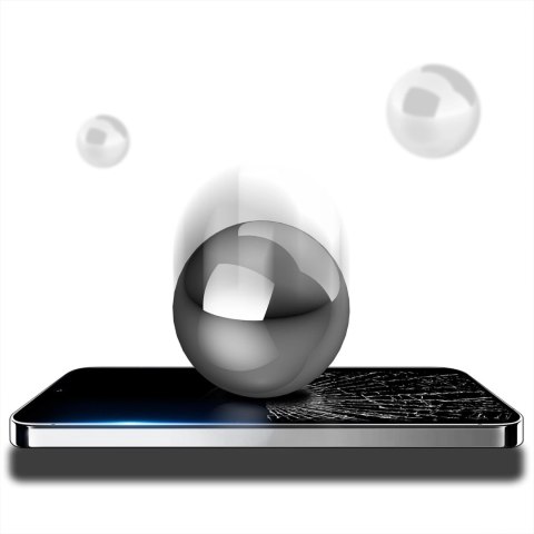 Szkło prywatyzujące Dux Ducis hartowane na Samsung S25 Ultra - z czarną ramką