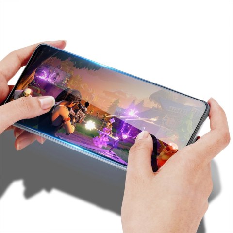 Szkło prywatyzujące Dux Ducis hartowane na Samsung S25 - z czarną ramką