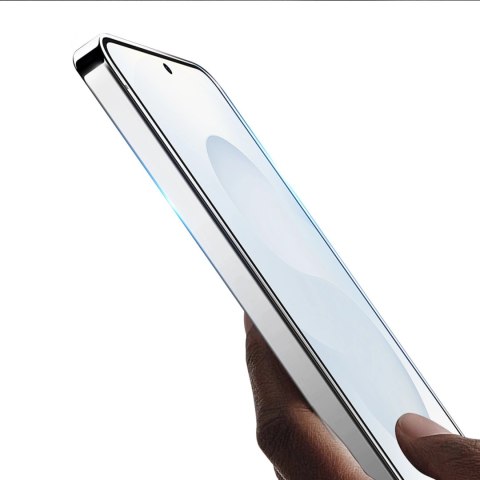 Szkło prywatyzujące Dux Ducis hartowane na Samsung S25 - z czarną ramką