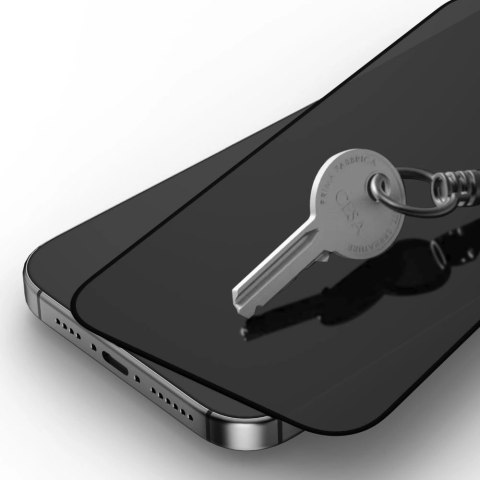 Szkło prywatyzujące Tech-Protect Anti Spy Glass Pro+ 2-pack na iPhone 16e / 14 / 13 Pro / 13 - czarne Szkło prywatyzujące Tech-Protect Anti Spy Glass Pro+ 2-pack na iPhone 16e / 14 / 13 Pro / 13 - czarne