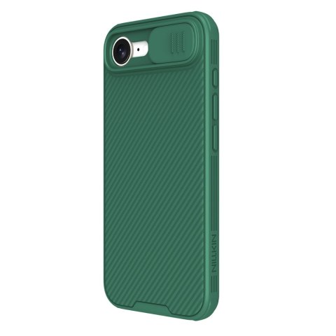 Etui Nillkin CamShield Pro na iPhone 16e - zielone Etui Nillkin CamShield Pro na iPhone 16e - zielone