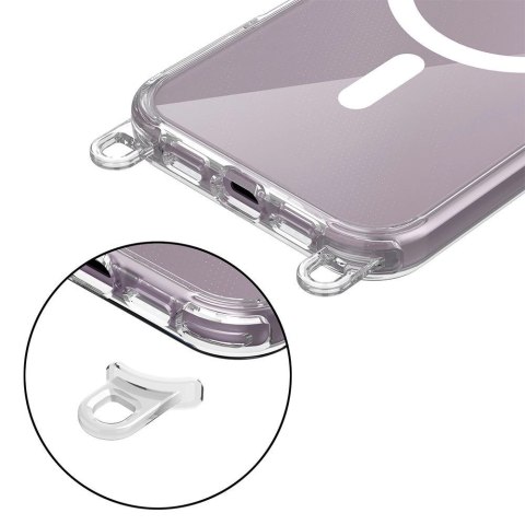 Etui Tech-Protect FlexAir Chain MagSafe na iPhone 16e - czarno-beżowe Etui Tech-Protect FlexAir Chain MagSafe na iPhone 16e - czarno-beżowe