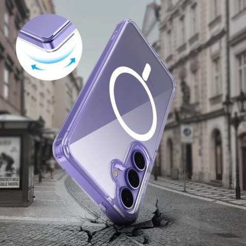 Etui Tech-Protect FlexAir Hybrid MagSafe na Samsung Galaxy A56 5G - przezroczyste