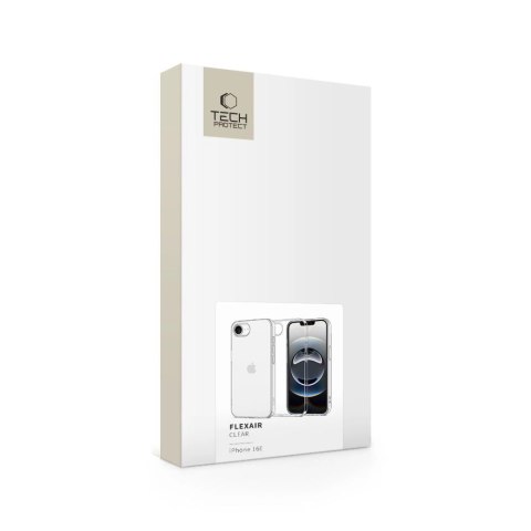 Etui Tech-Protect FlexAir na iPhone 16e - przezroczyste Etui Tech-Protect FlexAir na iPhone 16e - przezroczyste