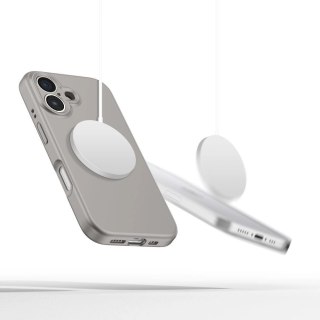 Etui Tech-Protect Liquid Silicone MagSafe na iPhone 16e - szare