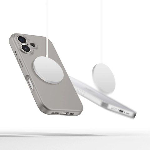 Etui Tech-Protect Liquid Silicone MagSafe na iPhone 16e - szare Etui Tech-Protect Liquid Silicone MagSafe na iPhone 16e - szare