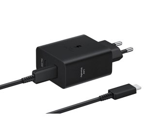 Ładowarka Samsung USB-C 50W z kablem USB-C - czarna
