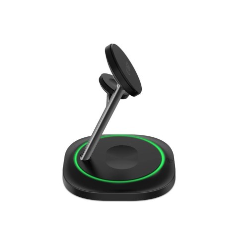 Ładowarka indukcyjna Tech-Protect QI15W-A46 3w1 Magnetic MagSafe - czarna