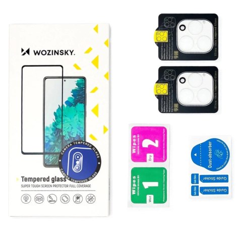 Szkło na aparat Wozinsky Full Camera Glass na Xiaomi Redmi Note 14 Pro+, 2-pak Szkło na aparat Wozinsky Full Camera Glass na Xiaomi Redmi Note 14 Pro+, 2-pak