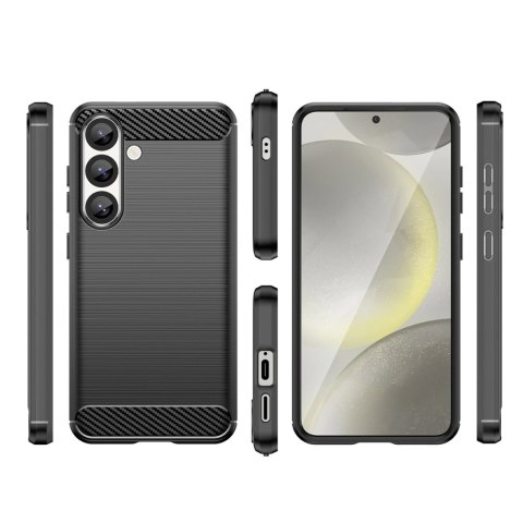 Etui Carbon Case elastyczne silikonowe na Google Pixel 10 Pro XL - czarne Etui Carbon Case elastyczne silikonowe na Google Pixel 10 Pro XL - czarne