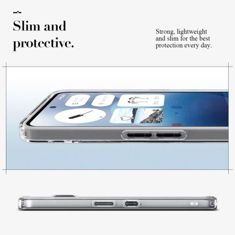 Etui Spigen Ultra Hybrid na Nothing Phone 3A - przezroczyste Etui Spigen Ultra Hybrid na Nothing Phone 3A - przezroczyste