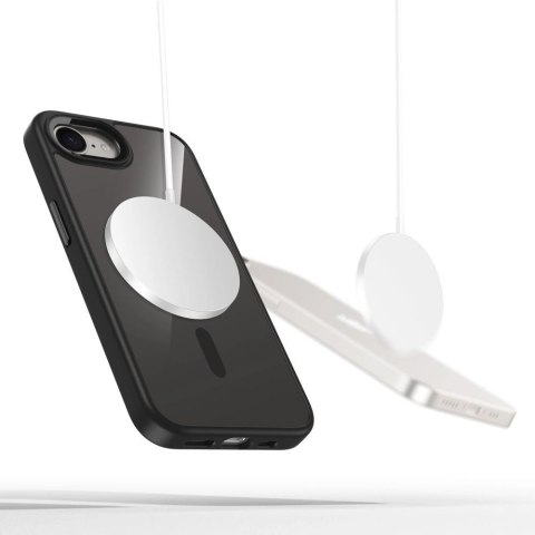 Etui Tech-Protect MagMat MagSafe na Nothing Phone 3A Pro - przezroczysto-czarne Etui Tech-Protect MagMat MagSafe na Nothing Phone 3A Pro - przezroczysto-czarne