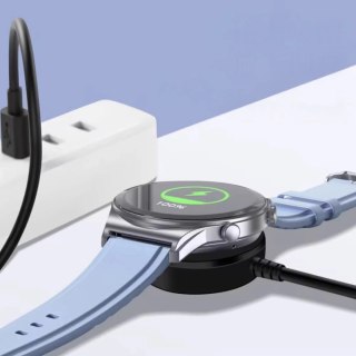 Ładowarka indukcyjna Tech-Protect MC03 UltraBoost na Samsung Galaxy Watch USB-C 100cm - czarna