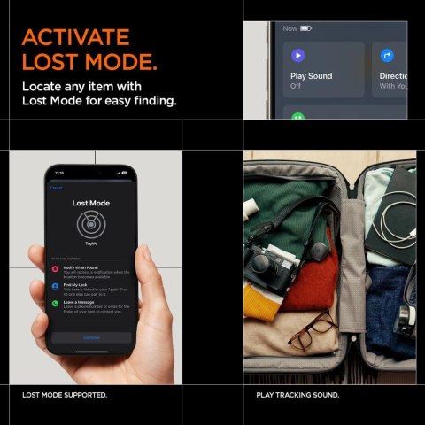 Lokalizator Spigen TagMe - czarny