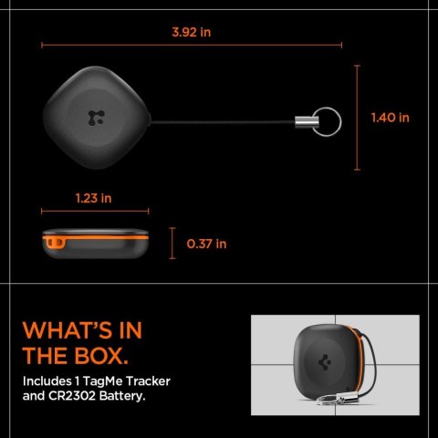 Lokalizator Spigen TagMe - czarny
