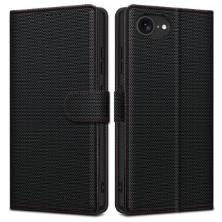 TECH-PROTECT WALLET RS IPHONE 16E BLACK/RED Etui Tech-Protect Wallet na iPhone 16e - czarne
