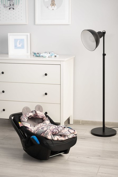 OTULACZ DO FOTELIKA WAFEL INDIE GRAFITOWY