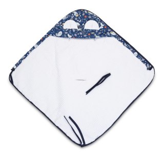 OTULACZ DO FOTELIKA WAFEL KRAINA ZWIERZĄT SZARY