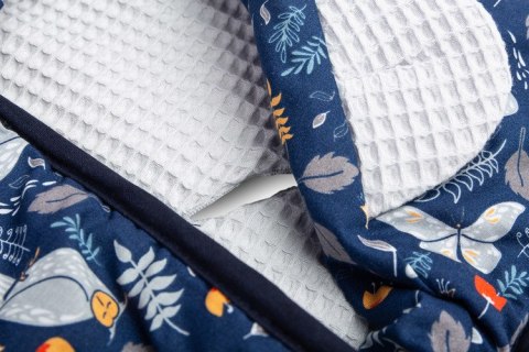 OTULACZ DO FOTELIKA WAFEL KRAINA ZWIERZĄT SZARY