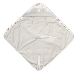 OTULACZ DO FOTELIKA VELVET BIAŁY LEŚNA PRZYGODA