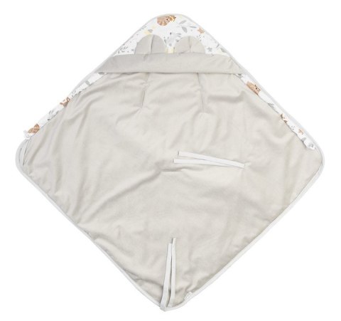 OTULACZ DO FOTELIKA VELVET BIAŁY LEŚNA PRZYGODA