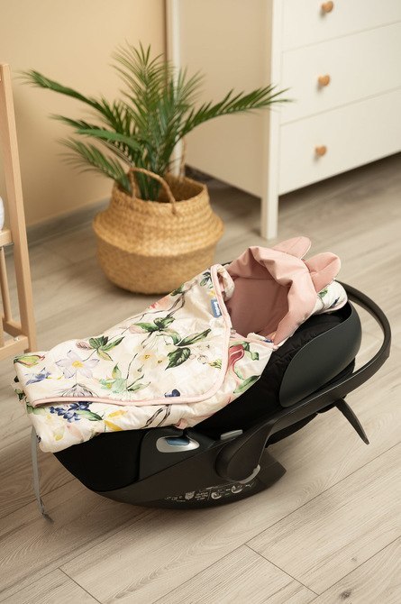 OTULACZ DO FOTELIKA VELVET XL MAGNOLIA RÓŻOWY