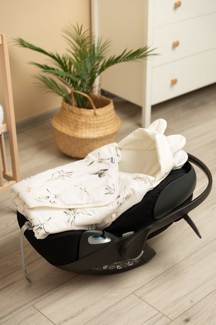 OTULACZ DO FOTELIKA VELVET XL OLIWKA KREMOWY