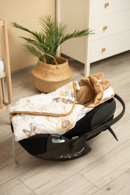 OTULACZ DO FOTELIKA VELVET XL SEN BEŻOWY