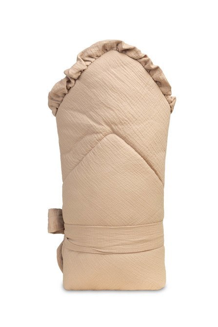 ROŻEK MUŚLINOWY BEŻOWY 90x90