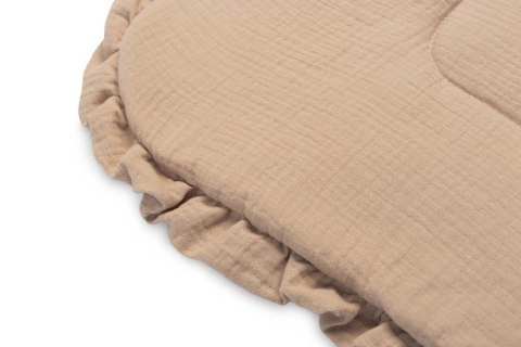 ROŻEK MUŚLINOWY BEŻOWY 90x90