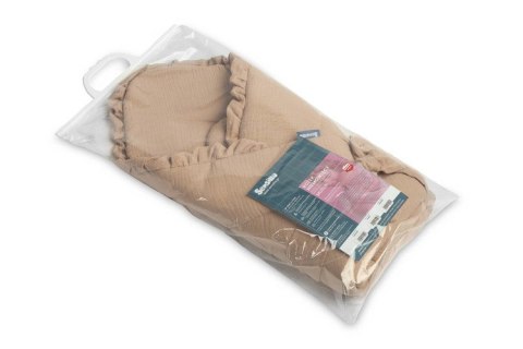 ROŻEK MUŚLINOWY BEŻOWY 90x90