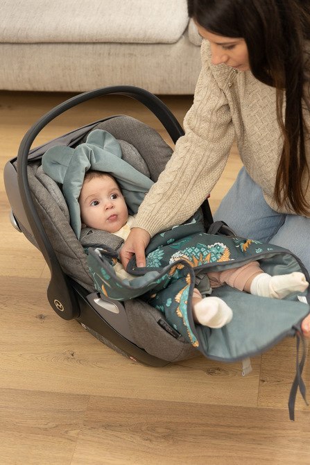 OTULACZ DO FOTELIKA VELVET MAROKO BEŻOWY