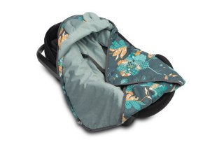 OTULACZ DO FOTELIKA VELVET PARADISE SZMARAGDOWY