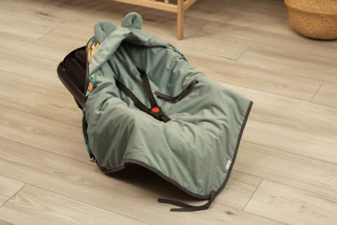 OTULACZ DO FOTELIKA VELVET PARADISE SZMARAGDOWY