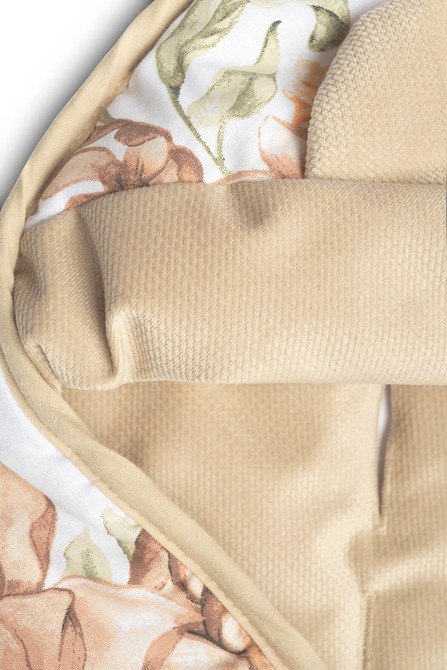 OTULACZ DO FOTELIKA VELVET SKWER BEŻOWY