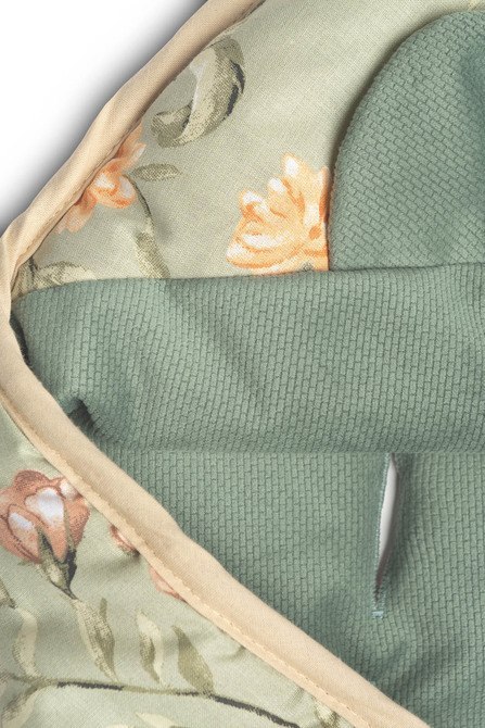 OTULACZ DO FOTELIKA VELVET SKWER ZIELONY