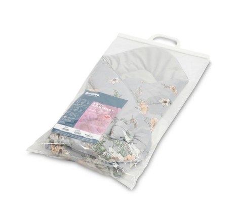 ROŻEK VELVET LILIA SZARY 75x75                                           