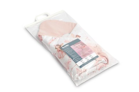 ROŻEK MUŚLINOWY WRÓŻKI RÓŻOWY 75x75