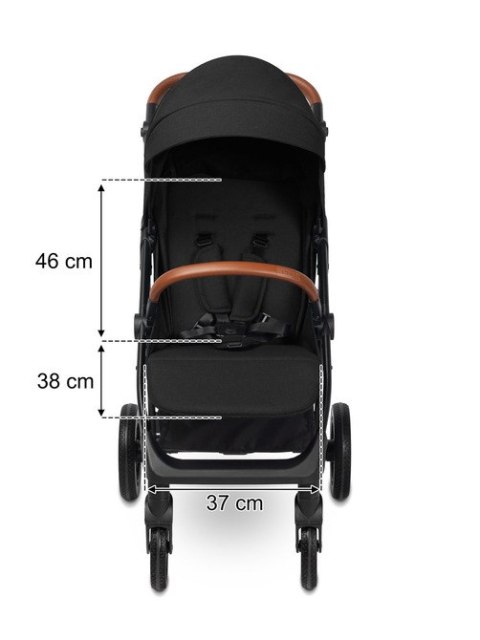 WÓZEK SPACEROWY ELMA BLACK