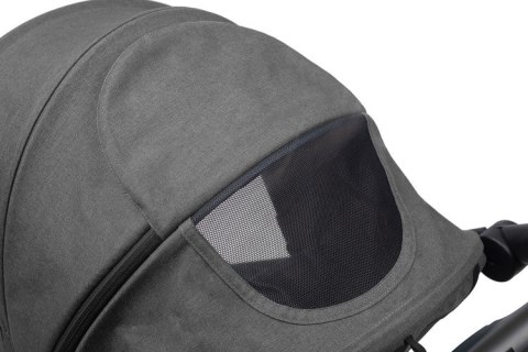 WÓZEK SPACEROWY ELMA DARK GREY